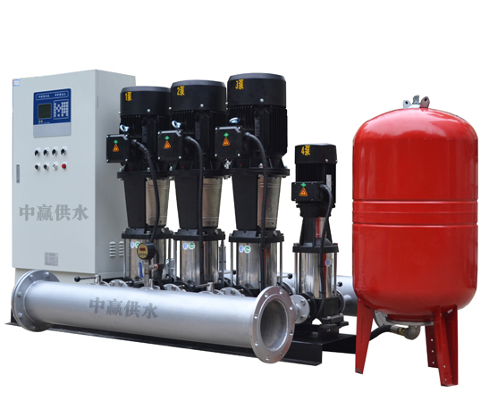 變頻恒壓供水系統(tǒng)主要由PLC、變頻器、觸摸屏、壓力變送器、動力及控制線路以及泵組組成