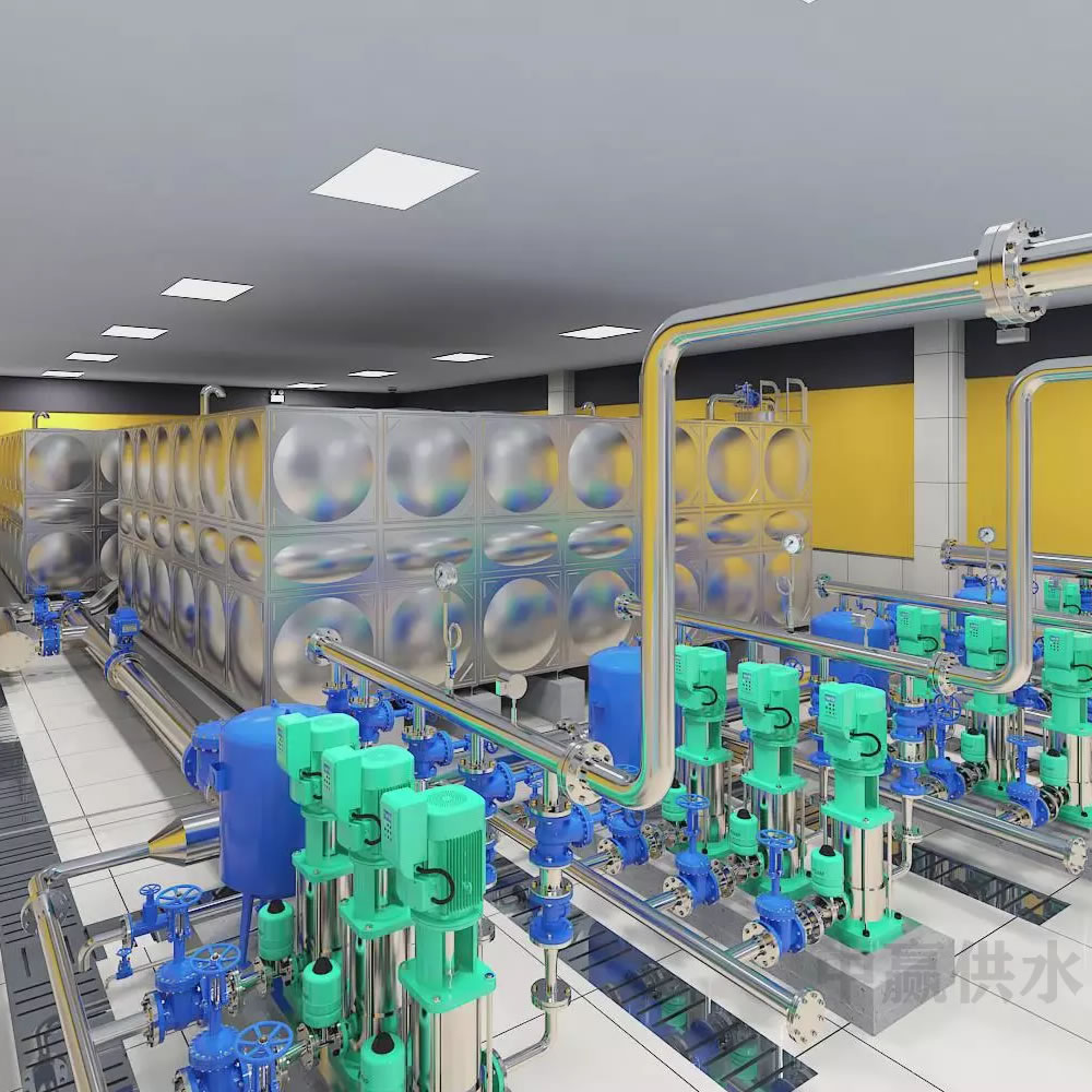 高層小區(qū)二次供水設(shè)備的工作原理和工作流程是什么？